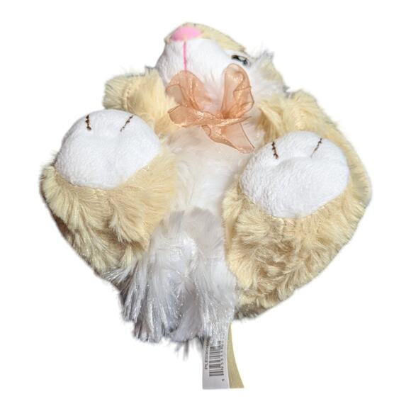 Hoppy Hopster 7" Lop Ear Bunny Rabbit Plush Stuffed Animal Toy - Picture 4 of 6